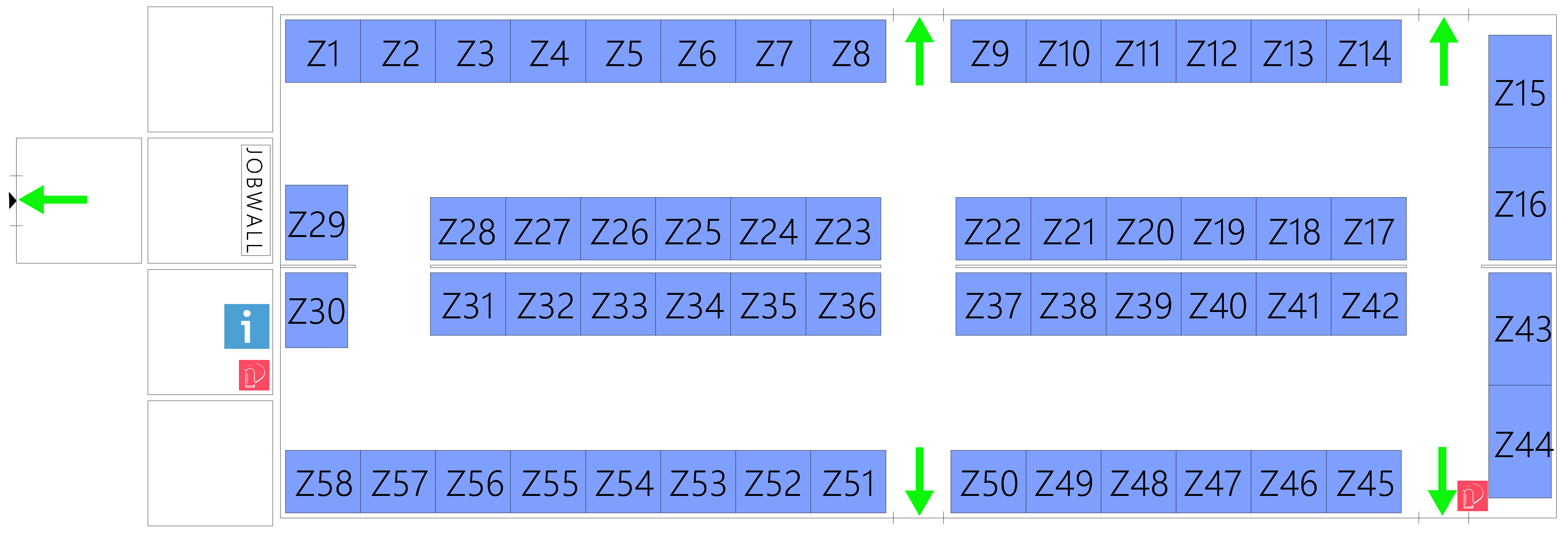 Standplan Zelt